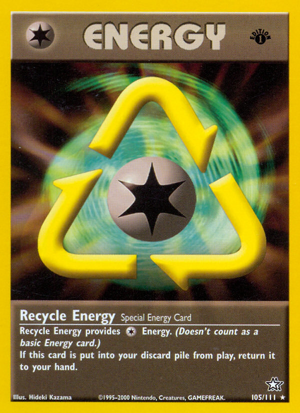 Recycle Energy (105/111) [Neo Genesis 1st Edition] | Tabernacle Games