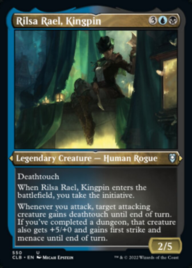 Rilsa Rael, Kingpin (Foil Etched) [Commander Legends: Battle for Baldur's Gate] | Tabernacle Games