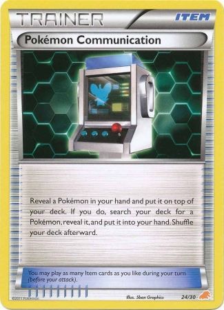 Pokemon Communication (24/30) [Black & White: Trainer Kit - Excadrill] | Tabernacle Games