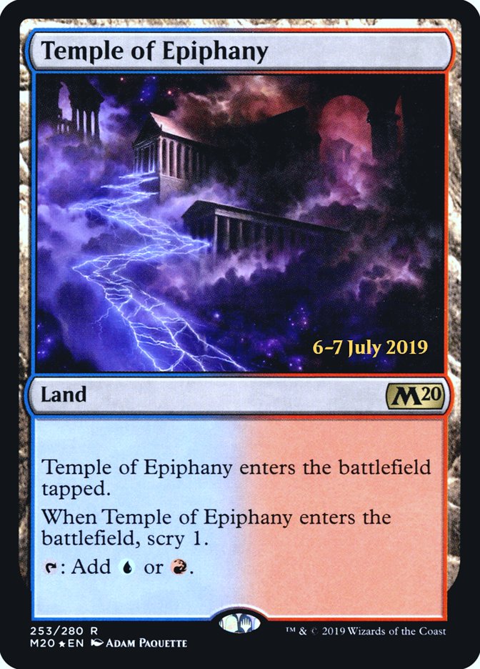 Temple of Epiphany  [Core Set 2020 Prerelease Promos] | Tabernacle Games