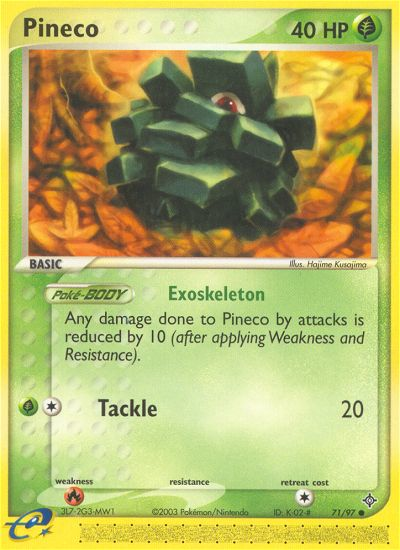 Pineco (71/97) [EX: Dragon] | Tabernacle Games