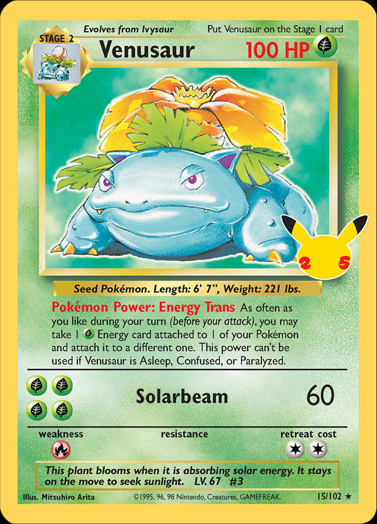 Venusaur (15/102) [Celebrations: 25th Anniversary - Classic Collection] | Tabernacle Games