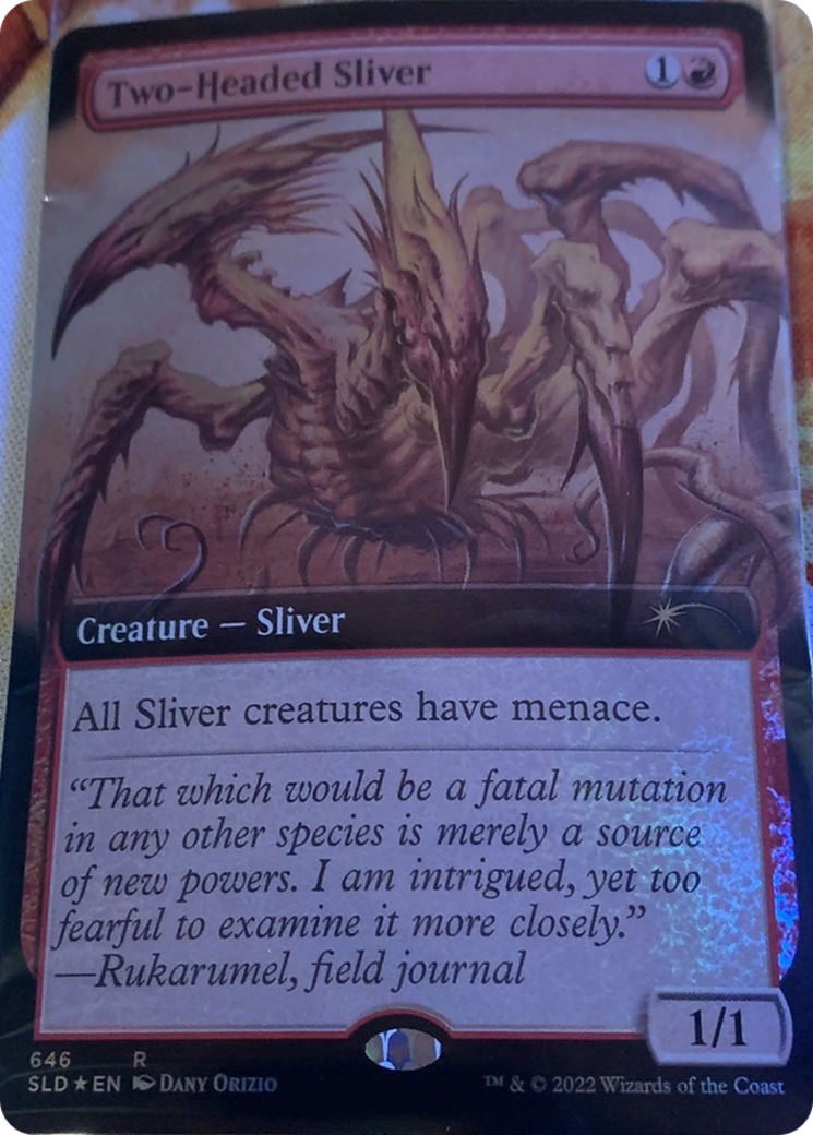 Two-Headed Sliver (Extended Art) [Secret Lair Drop Promos] | Tabernacle Games