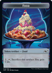 Cat // Food (10) Double-sided Token [Unfinity Tokens] | Tabernacle Games
