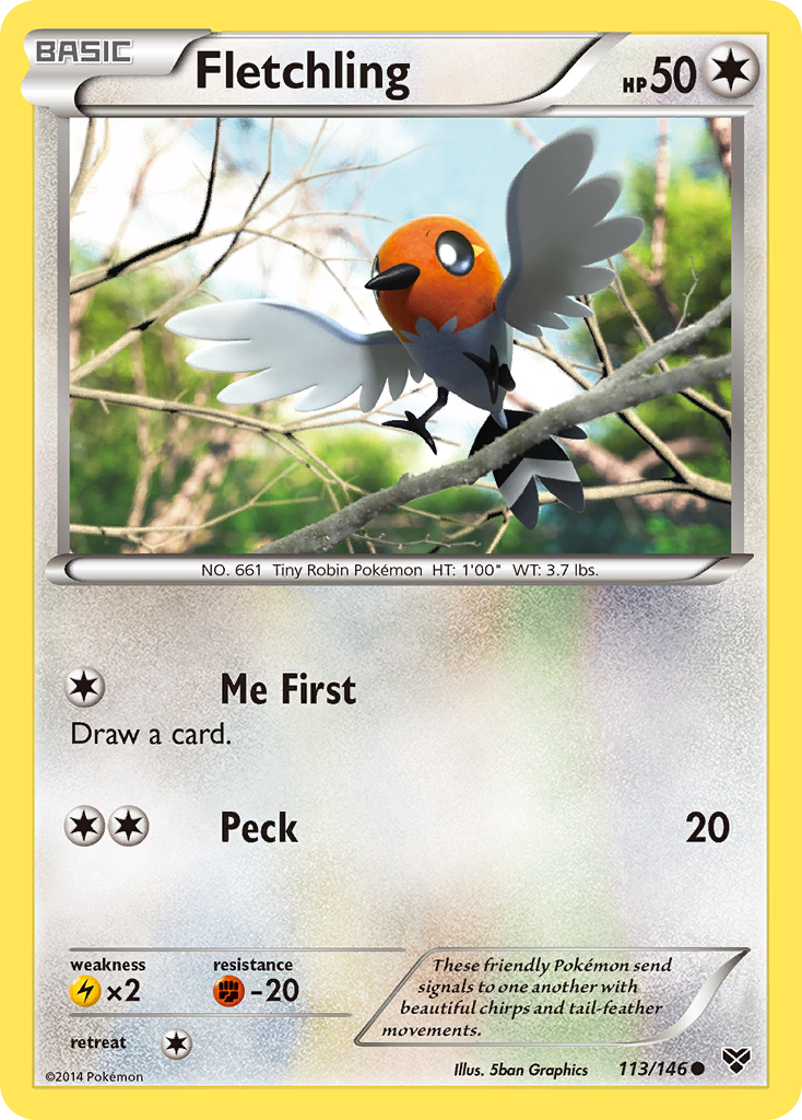 Fletchling (113/146) [XY: Base Set] | Tabernacle Games