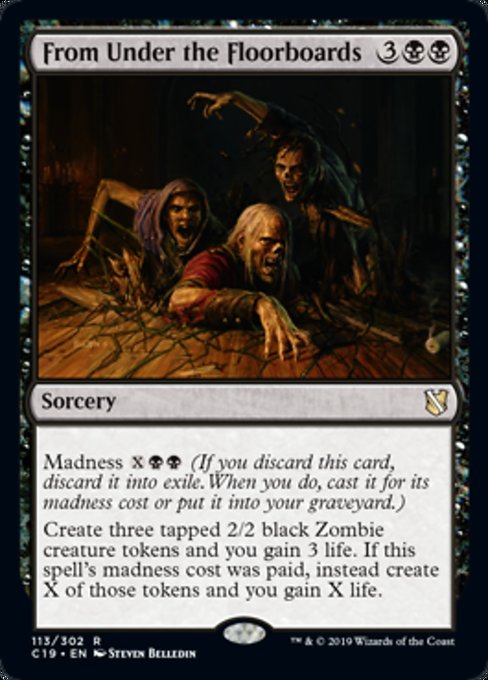 From Under the Floorboards [Commander 2019] | Tabernacle Games