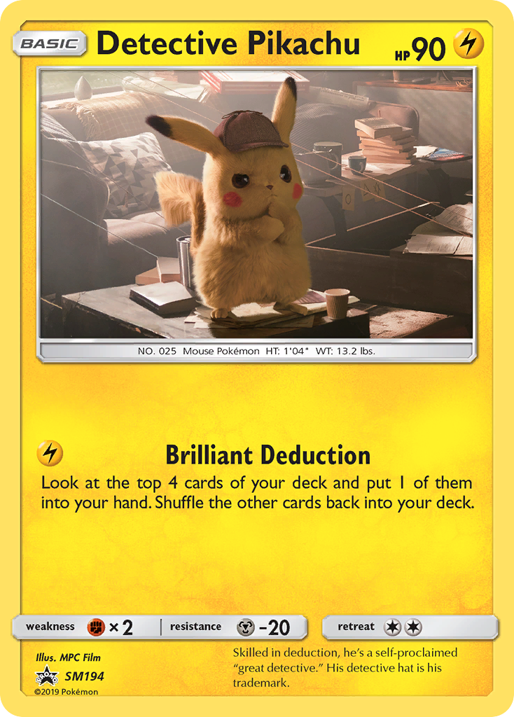 Detective Pikachu (SM194) [Sun & Moon: Black Star Promos] | Tabernacle Games