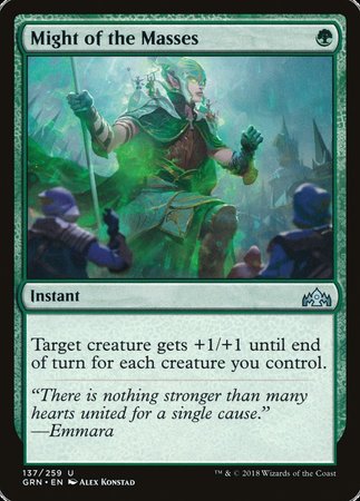 Might of the Masses [Guilds of Ravnica] | Tabernacle Games