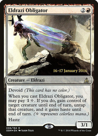 Eldrazi Obligator [Oath of the Gatewatch Promos] | Tabernacle Games