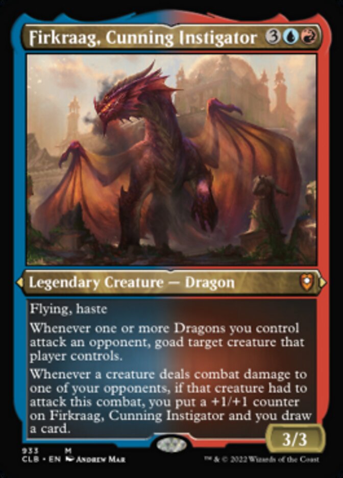 Firkraag, Cunning Instigator (Display Commander) (Foil Etched) [Commander Legends: Battle for Baldur's Gate] | Tabernacle Games