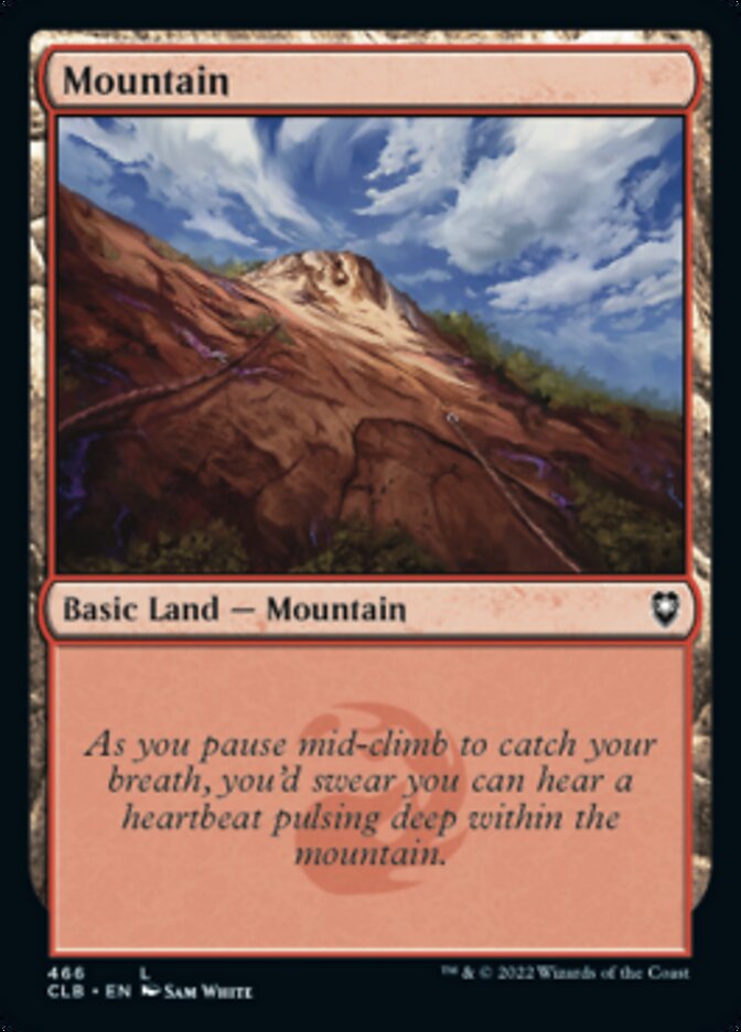 Mountain (466) [Commander Legends: Battle for Baldur's Gate] | Tabernacle Games