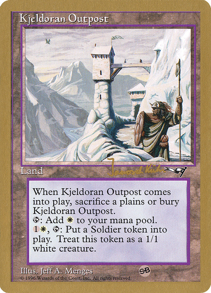 Kjeldoran Outpost (Janosch Kuhn) [World Championship Decks 1997] | Tabernacle Games