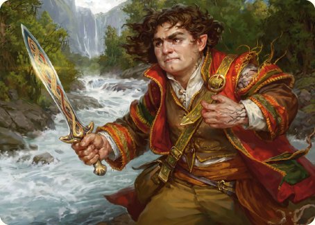 Frodo Baggins Art Card (16/81) [The Lord of the Rings: Tales of Middle-earth Art Series] | Tabernacle Games