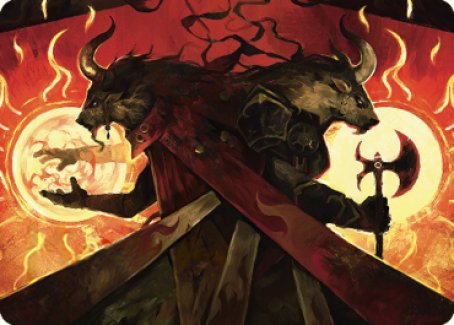 Hurloon Battle Hymn Art Card [Dominaria United Art Series] | Tabernacle Games