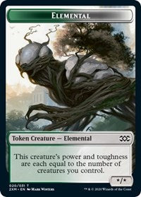 Elemental // Shapeshifter Double-sided Token [Double Masters Tokens] | Tabernacle Games