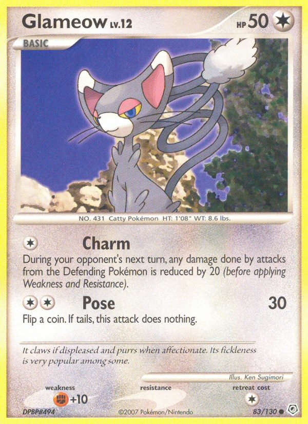 Glameow (83/130) [Diamond & Pearl: Base Set] | Tabernacle Games