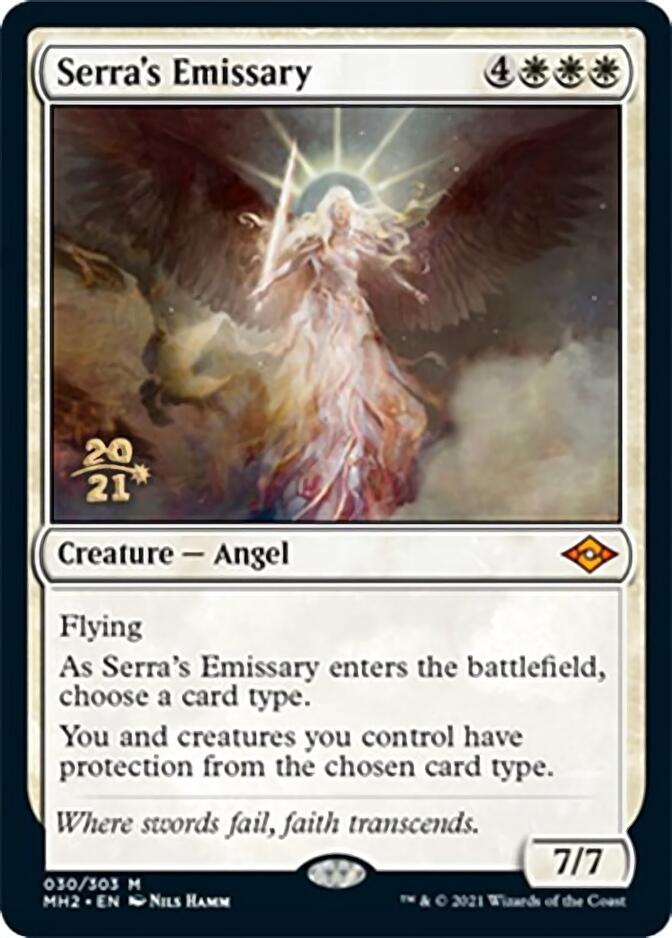 Serra's Emissary [Modern Horizons 2 Prerelease Promos] | Tabernacle Games