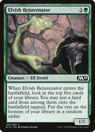 Elvish Rejuvenator [Core Set 2019] | Tabernacle Games