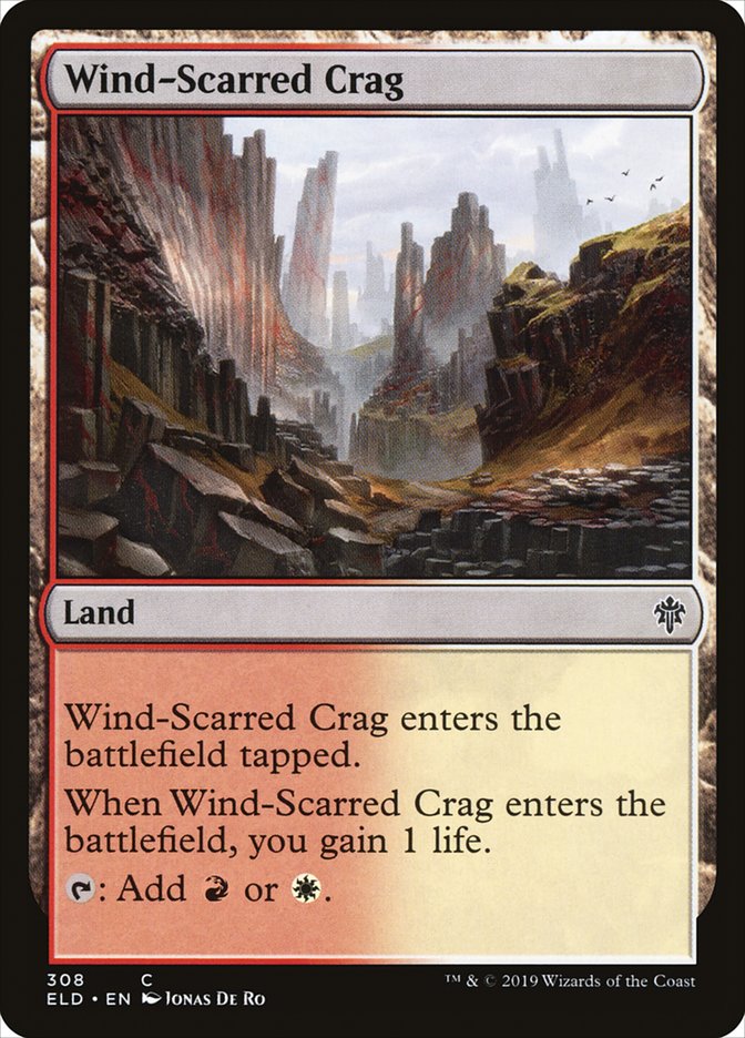 Wind-Scarred Crag [Throne of Eldraine] | Tabernacle Games