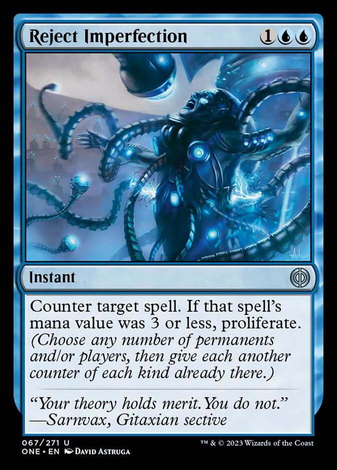 Reject Imperfection [Phyrexia: All Will Be One] | Tabernacle Games