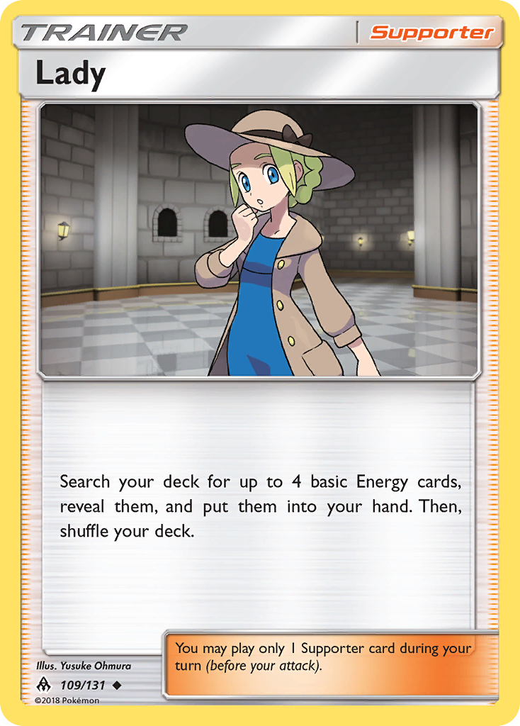 Lady (109/131) [Sun & Moon: Forbidden Light] | Tabernacle Games