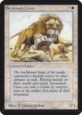 Savannah Lions [Limited Edition Alpha] | Tabernacle Games