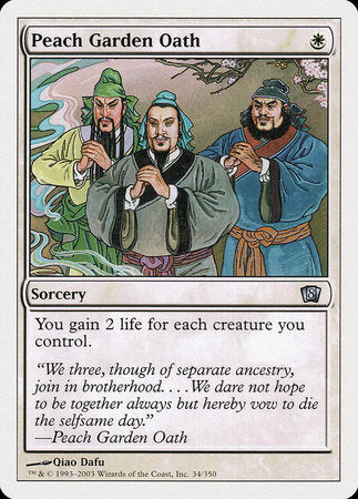 Peach Garden Oath [Eighth Edition] | Tabernacle Games