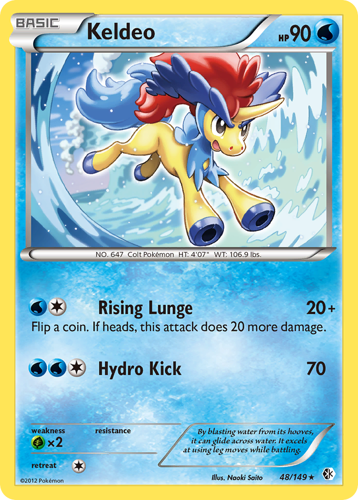 Keldeo (48/149) [Black & White: Boundaries Crossed] | Tabernacle Games