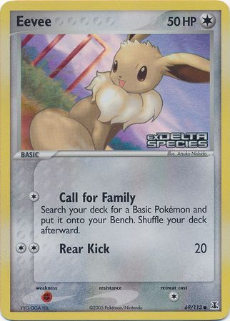 Eevee (69/113) (Stamped) [EX: Delta Species] | Tabernacle Games