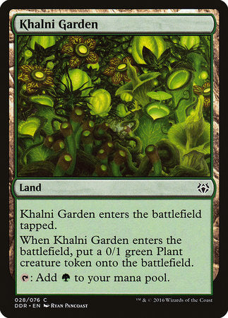 Khalni Garden [Duel Decks: Nissa vs. Ob Nixilis] | Tabernacle Games