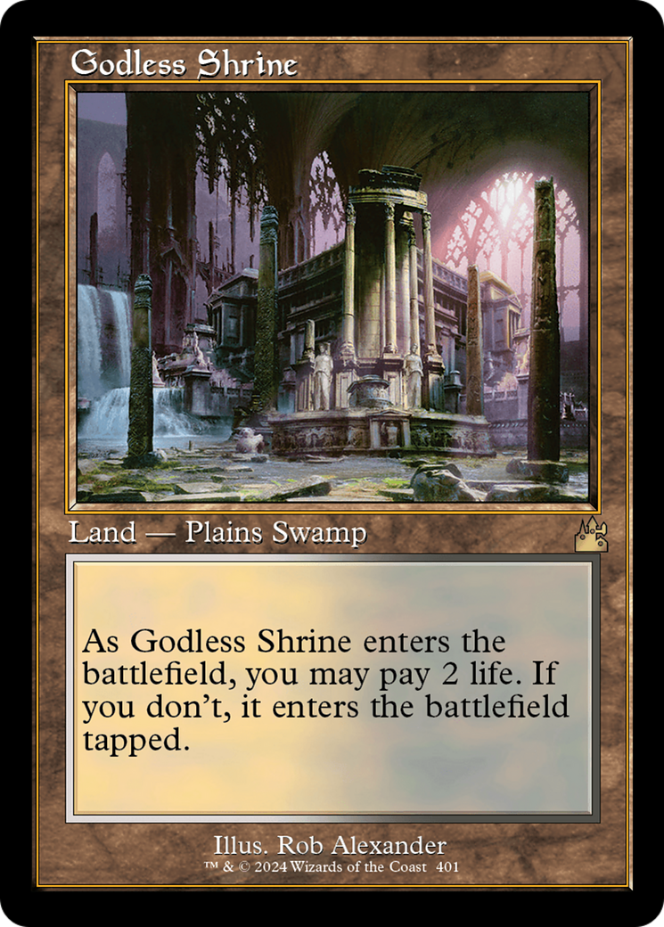 Godless Shrine (Retro) [Ravnica Remastered] | Tabernacle Games