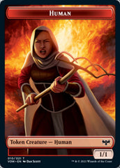 Insect // Human (010) Double-sided Token [Innistrad: Crimson Vow Tokens] | Tabernacle Games