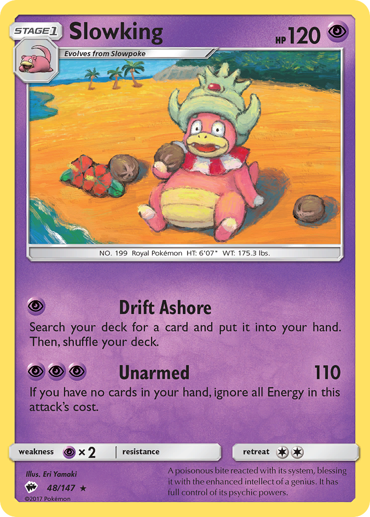 Slowking (48/147) [Sun & Moon: Burning Shadows] | Tabernacle Games