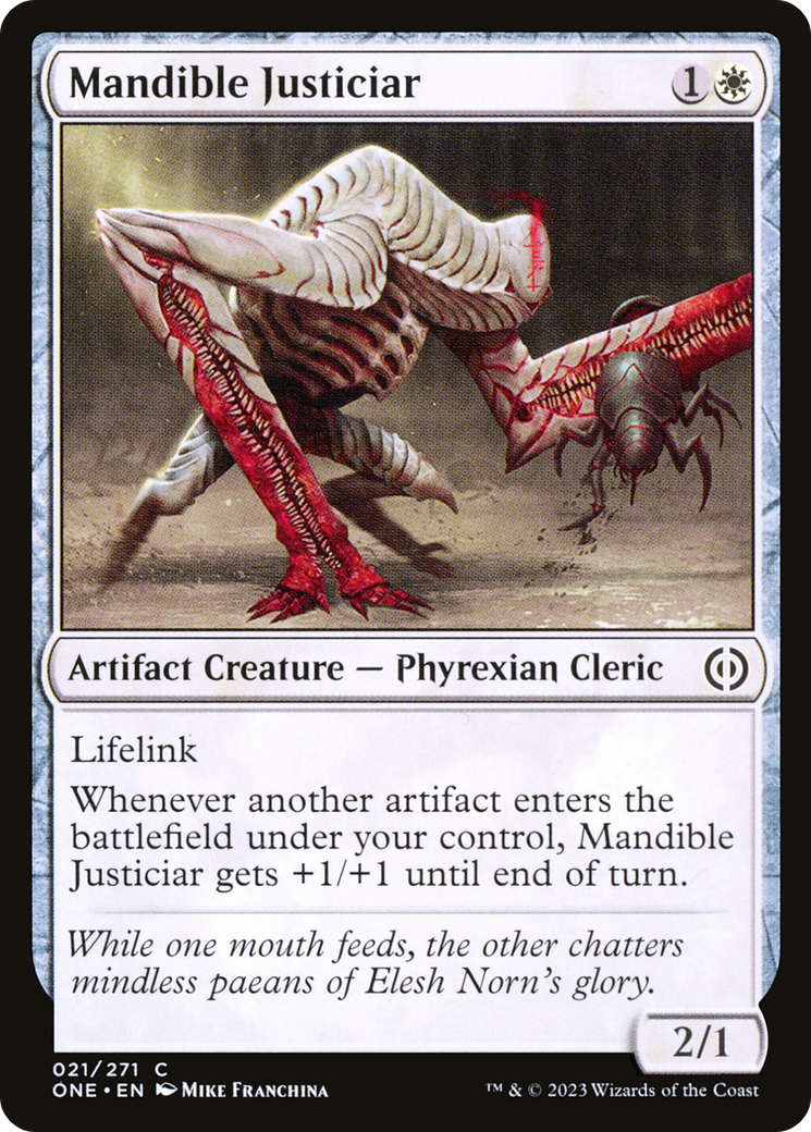 Mandible Justiciar [Phyrexia: All Will Be One] | Tabernacle Games