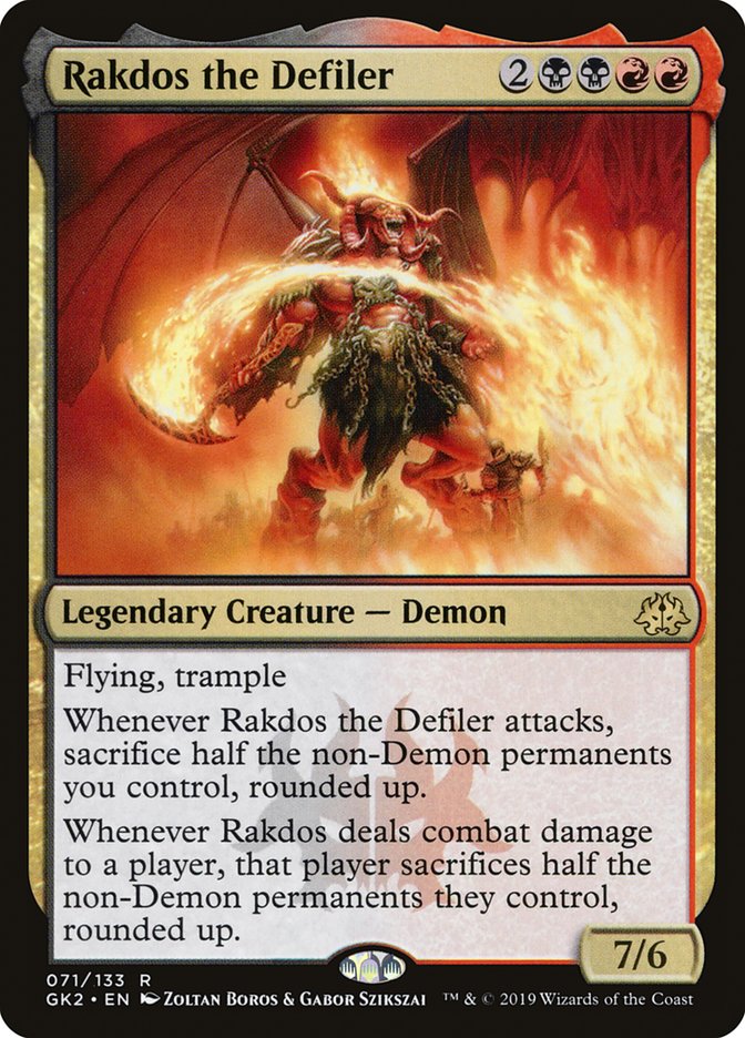 Rakdos the Defiler [Ravnica Allegiance Guild Kit] | Tabernacle Games