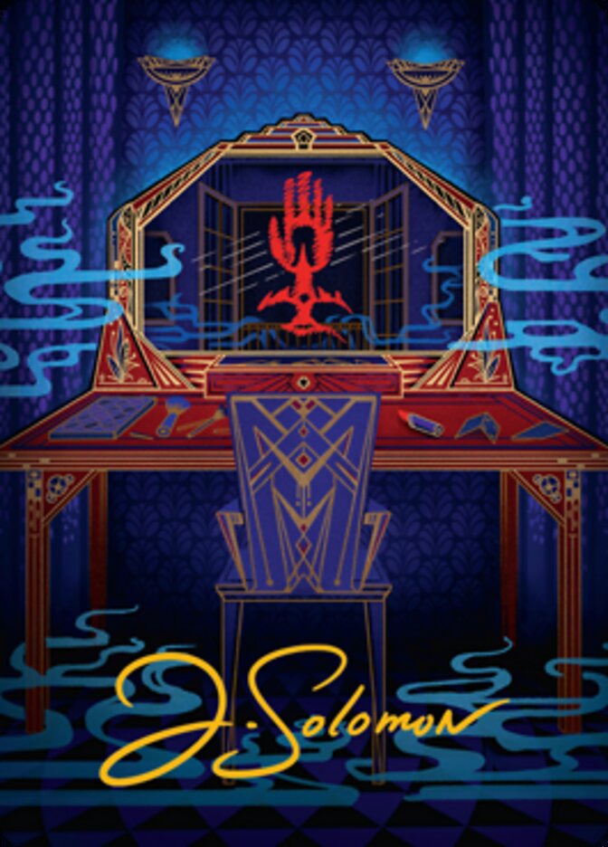 Obscura Charm Art Card (Gold-Stamped Signature) [Streets of New Capenna Art Series] | Tabernacle Games