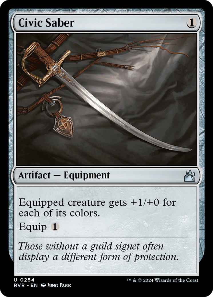 Civic Saber [Ravnica Remastered] | Tabernacle Games