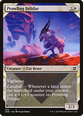 Prowling Felidar (Showcase) [Zendikar Rising] | Tabernacle Games