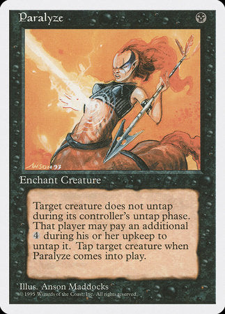 Paralyze [Fourth Edition] | Tabernacle Games