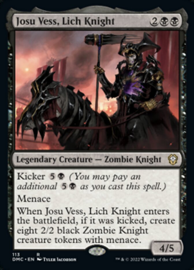 Josu Vess, Lich Knight [Dominaria United Commander] | Tabernacle Games