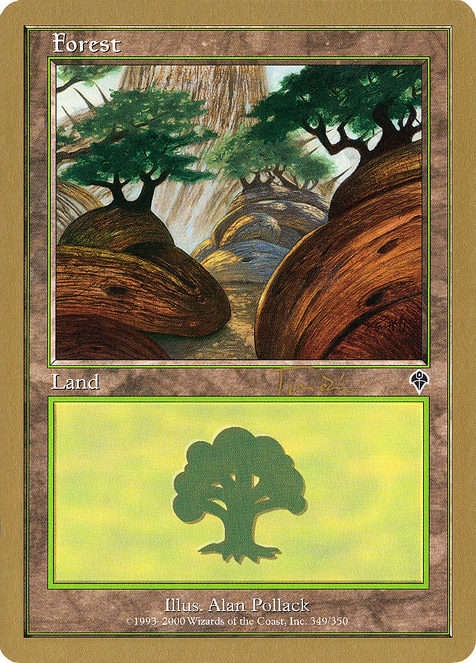 Forest (jt349a) (Jan Tomcani) [World Championship Decks 2001] | Tabernacle Games