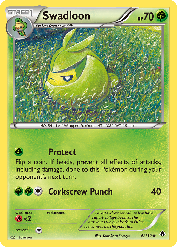 Swadloon (6/119) [XY: Phantom Forces] | Tabernacle Games