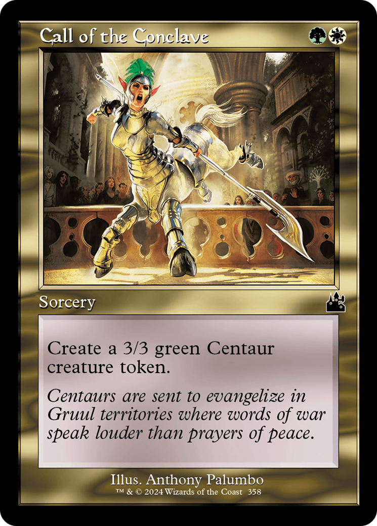 Call of the Conclave (Retro Frame) [Ravnica Remastered] | Tabernacle Games