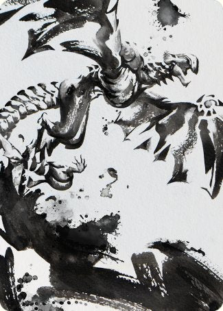 Quicksilver Fisher Art Card [Phyrexia: All Will Be One Art Series] | Tabernacle Games