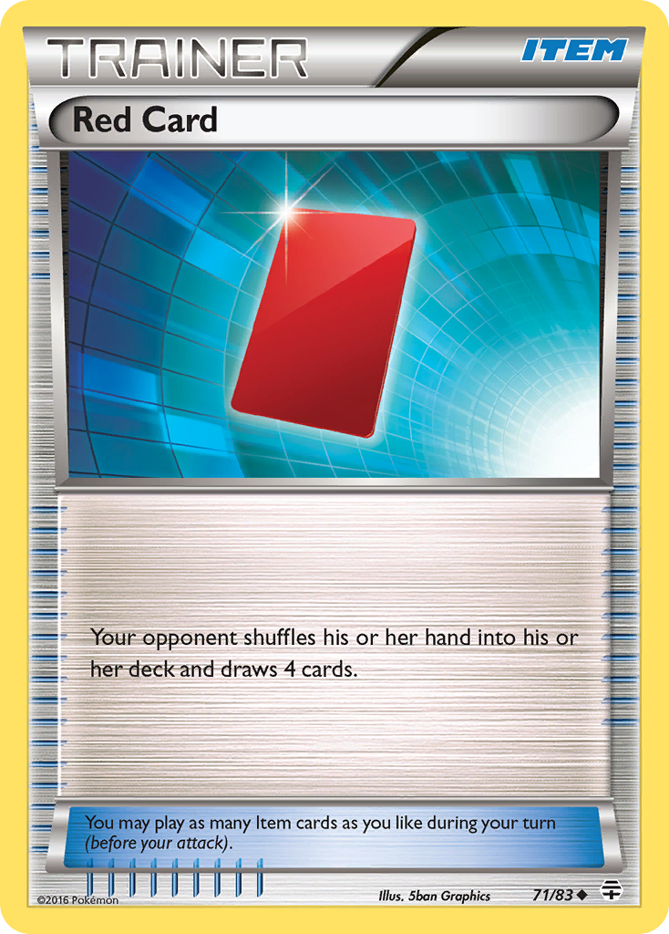 Red Card (71/83) [XY: Generations] | Tabernacle Games