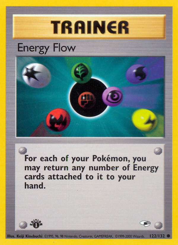 Energy Flow (122/132) [Gym Heroes 1st Edition] | Tabernacle Games