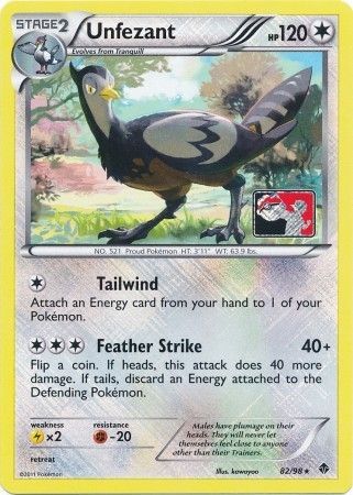 Unfezant (82/98) (League Promo) [Black & White: Emerging Powers] | Tabernacle Games