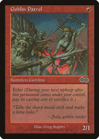 Goblin Patrol [Urza's Saga] | Tabernacle Games