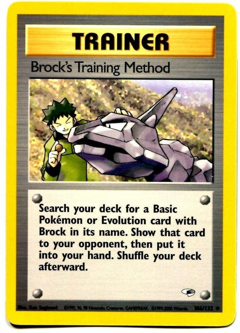 Brock's Training Method (106/132) [Gym Heroes Unlimited] | Tabernacle Games