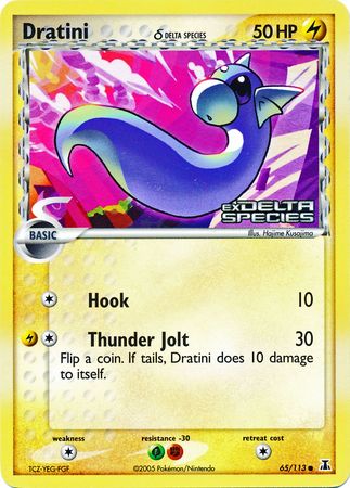 Dratini (65/113) (Delta Species) (Stamped) [EX: Delta Species] | Tabernacle Games